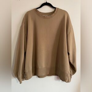 XL (TNA size 3) TNA Tan Crewneck Sweatshirt